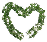 Mini English Ivy Chained Garland 5.5' L Silk Flower Home Wedding Decor BP2242 Green Plant