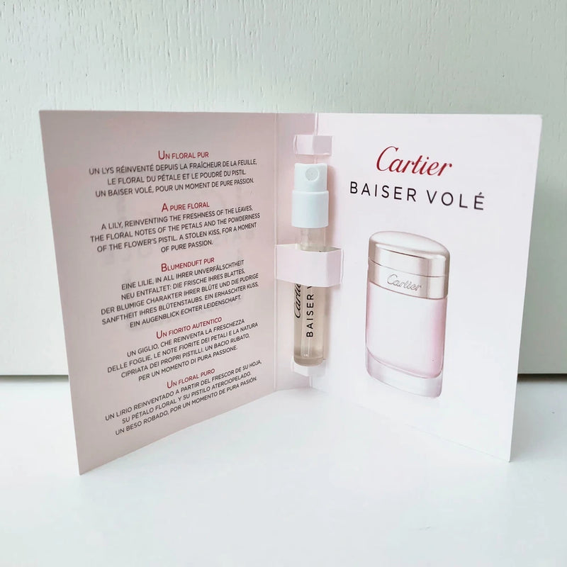 1x Cartier Baiser Vole Eau de Parfum mini Spray Fragrance, 1.5ml, Brand New! EDP