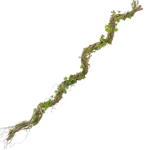 68.9inch Bendable Creepy Artificial Greenery Garland Faux Tree Trunk Branches Green Plant