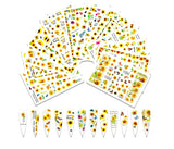 12 Sheets Decals Spring Sumer Sunflowers Nail Stickers Butterfly Flowers NS34 Sunflower
