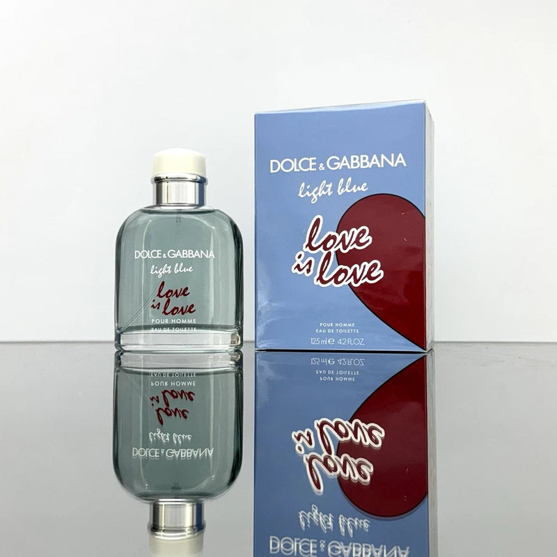 Dolce & Gabbana Light Blue LOVE IS LOVE for MEN 4.2oz EDT Spr New & Sealed (BD19 EDT