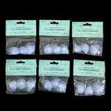 Wang's International LOT OF 6 Fabric Embellishments Sheer Carnations Roses 18 PC Carnation