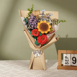 Rowood DIY Wooden Flower Bouquet - Elegant Handmade Gift | Eco-Friendly Carnation