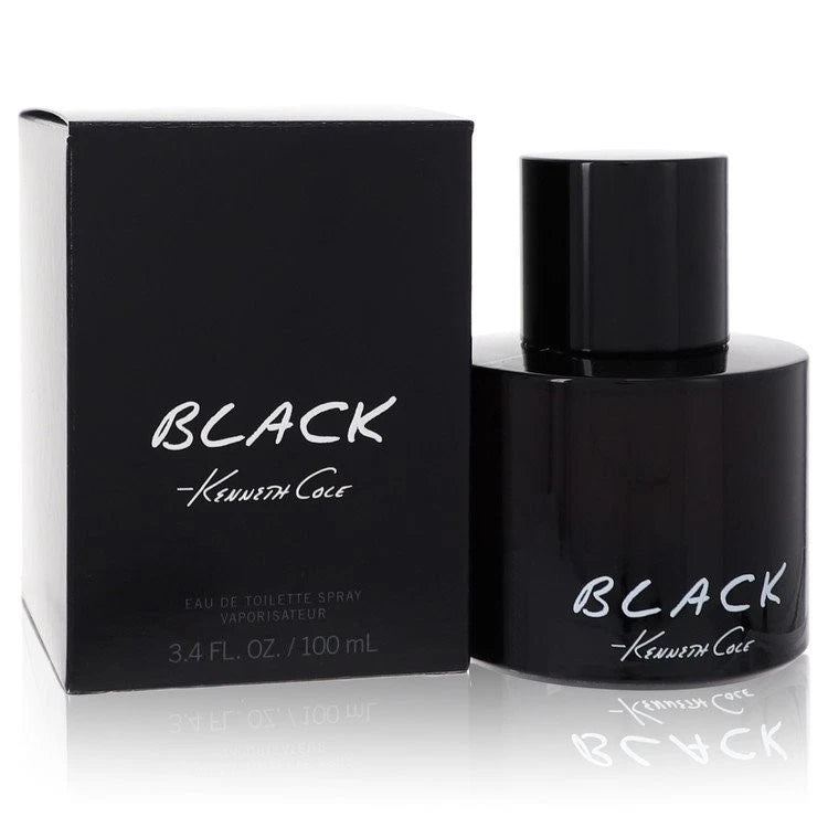 Kenneth Cole Black by Kenneth Cole Eau De Toilette Spray 3.4 oz for Men EDT