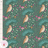 TILDA HIBERNATION 100538 Sleepybird Lafayette Quilt Fabric TONE FINNANGER Flowering Plants
