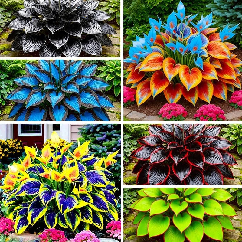 315+ Perennial Mix Color Hosta Seeds for Planting in Outdoor Garden Lily