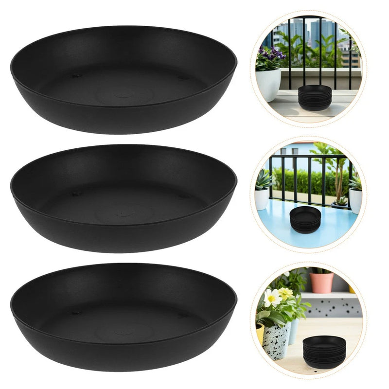 24 PCS Plant Pot Base Round Saucer Garden Tray Flower Drip Trays Garden Plants
