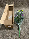 Morning Glory Ranunculus Blossom Fillers Mixed Bush Violet/Cream/Kiwi 30 Stems Ranunculus