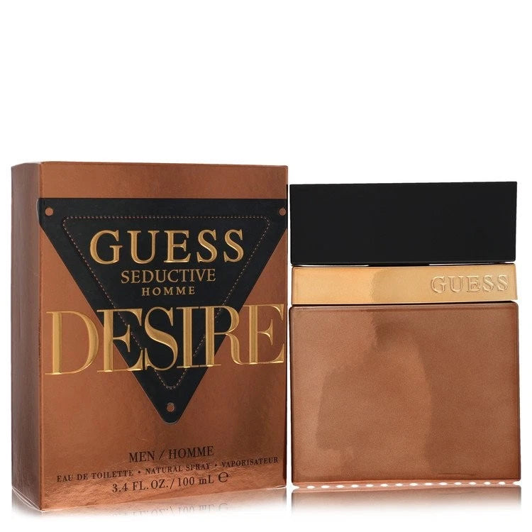 Guess Seductive Desire by Guess Eau De Toilette Spray 3.4 oz For Men Brand New EDT