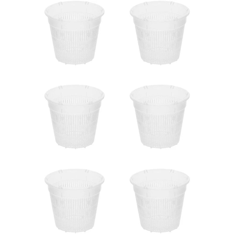 6PCS Orchid Flower Flower Pot Plastic Pots Orchids Flower Pots Balcony Garden Garden Plants