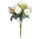 Fake Multicolor Roses 19.4x15.7in for Wedding Home Party Decor Photography Use Roses