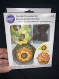 Wilton Sunflower Baking Cupcake Kit 24 Liners/Picks Sealed Flower Fall Autumn Sunflower