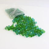 200 Count Green Glass Marbles Plant Pot Vase Fillers Green Plant