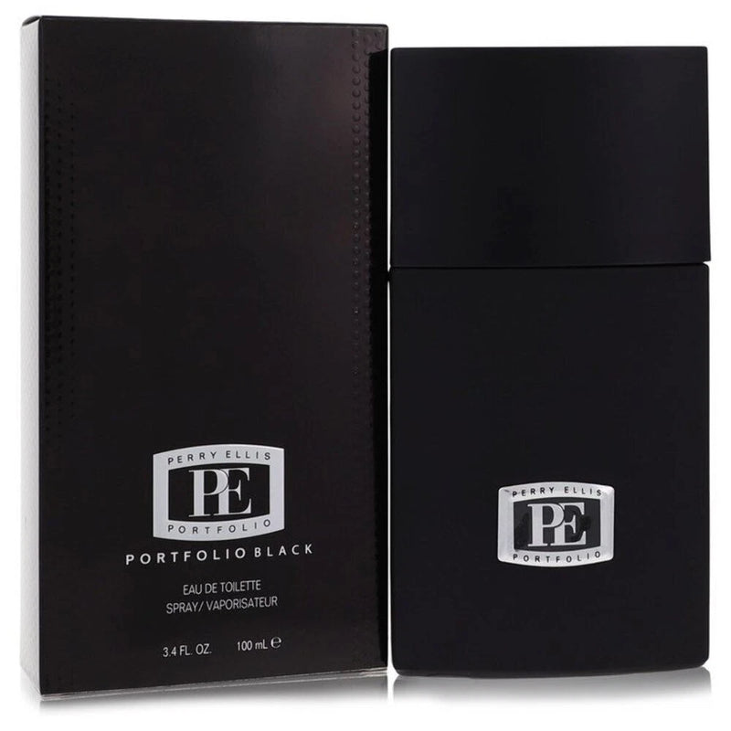 Portfolio Black by Perry Ellis Eau De Toilette Spray 3.4 oz (Men) EDT