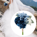 Wedding Bride Tossing Bouquet for Bridal Decor Romantic Elegant Fake Floral for Bouquet