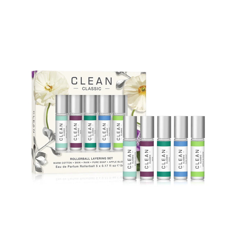 CLEAN CLASSIC Eau de Parfum Rollerball Fragrance Holiday Gift Set | Includes ... EDP