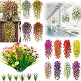 Artificial Flowers UV Resistant  Fake Flower Plants Garden Wedding Hanging Decor Peony