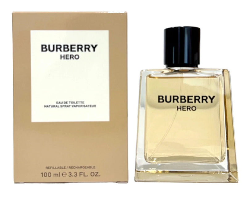 Burberry Hero 3.3 oz/100 ml EDT Cologne for Men Spray Brand New In Box EDT