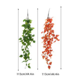 1-2 Beautiful Artificial Hanging Plants Indoor Wall Decor Green Plant