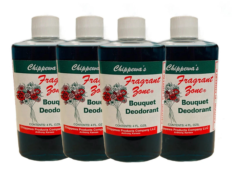 FRAGRANT ZONE Bouquet 4 Pack 4 oz Odor Eliminator Car Truck Freshener Bouquet