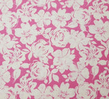 Chelsea Market BTY Brenda Walton Blend Fabrics Floral Pink White Flowering Plants
