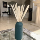 15 Stems White Pampas Grass 20"-21" Tall Fluffy Dried Pampas Decor for Home Vase Pampas Grass