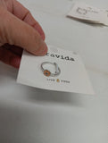 NWT Puravida Sunflower Ring Brass Base Rhodium Plated And Enamel size 6 Sunflower