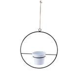 Metal Hanging Planter Basket Iron Plant Holder Flower Pots Hanger Garden Decor Garden Plants