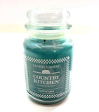 USED Yankee Candle Country Kitchen HYDRANGEA Large 22 oz Discontinued READ NOTES Hydrangea