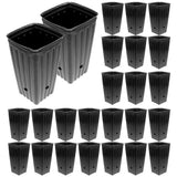 30 Pcs Tall Plastic Plant Grow Cups for Garden Flower Vegetable Plants Garden Plants