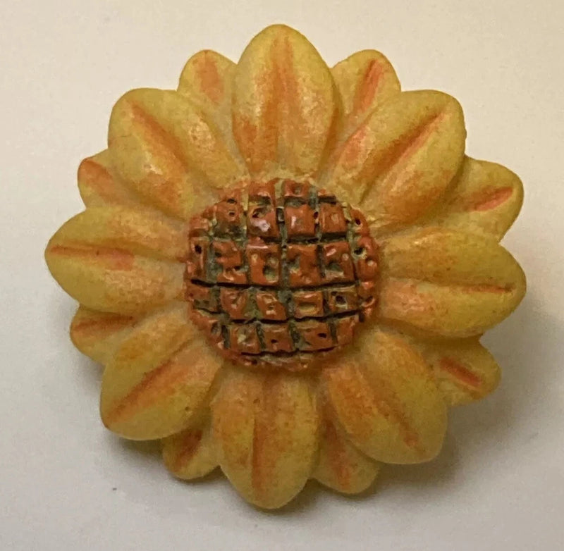 Vintage National Home Gardening Club Sunflower Flower Gardener Gift Lapel Pin Sunflower