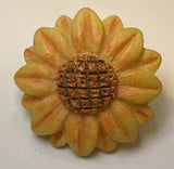 Vintage National Home Gardening Club Sunflower Flower Gardener Gift Lapel Pin Sunflower