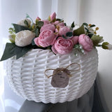 garden flower pot wicker rattan handmade Garden Plants