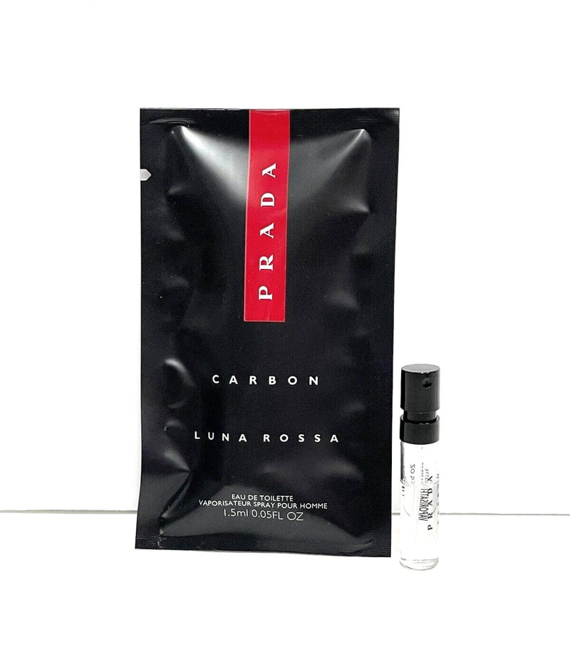 PRADA CARBON LUNA ROSSA EDT 0.05OZ-1.5 ML SPRAY SAMPLE VIAL (C92 EDT