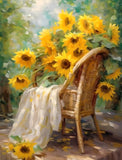 Modern Artwork Sunflower Oil Painting Home Decor Wall Art Printed on Canvas 730 Sunflower