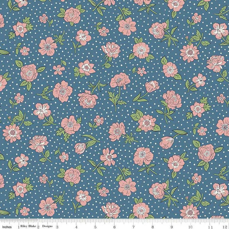 Liberty London Bouquet Heritage Park C - Liberty of London for Riley Blake - Fab Bouquet