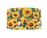 1.5" (1 yard) Flower Floral Sunflower Butterfly Grosgrain Ribbon 1273057 Sunflower
