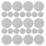 100 Pcs Flower Pot Grid Mat Garden Drainage Inserts Mesh for Pots Garden Plants