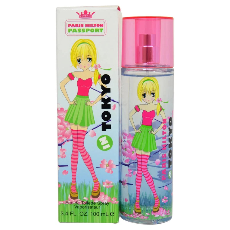 Passport in Tokyo Paris Hilton Eau De Parfum Spray for Women 3.4 oz EDP