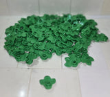 Lego, 100 quantity, Bright Green 3 Leaf Plant Piece Green Plant