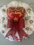 Love cake, cemetery cake,  Birthday grave decoration, heart cemetery flowers Carnation