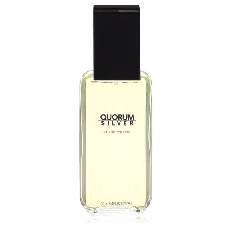 Quorum Silver by Puig Eau De Toilette Spray (unboxed) 3.4 oz (Men) EDT