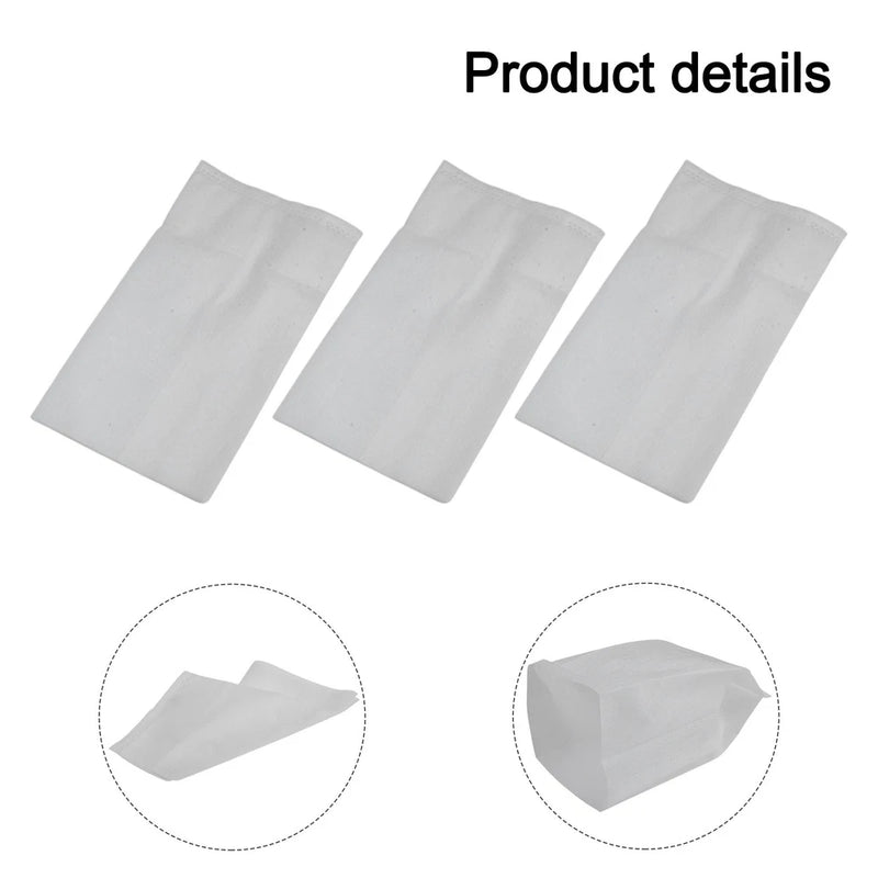 Garden Grow Bags 100pcs Nonwoven Fabric for Various Plants White Color Garden Plants