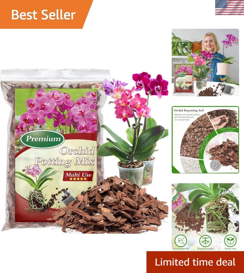 Orchid Bark Potting Mix, Orchid Potting Mixture of Pine Bark and Perlite,Good...,saitnegkou0  99.5% positive (1.4K) Orchids