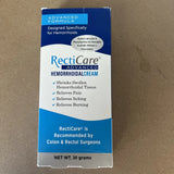 RectiCare Advanced Hemorrhoidal Cream 30g07/2027 Advanced Formula New Sealed Bouquet