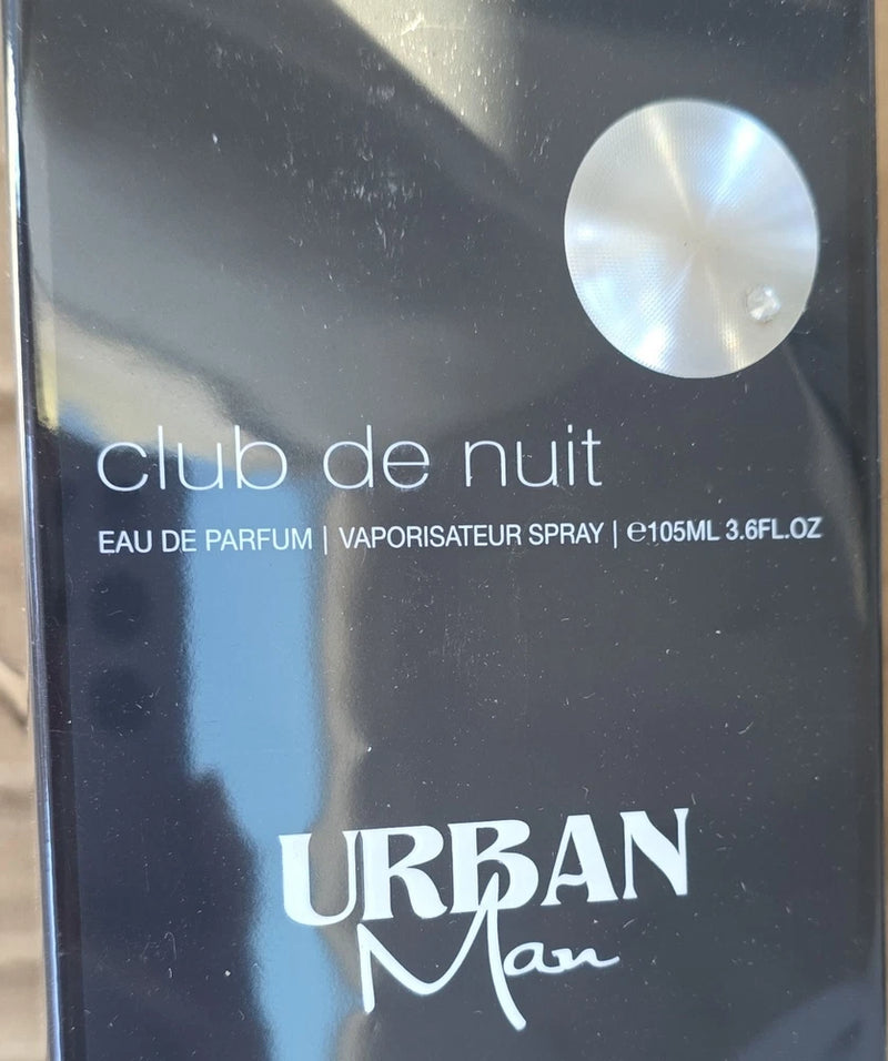 Urban Man Club De Nuit Eau de Parfum Spray 3.6 fl oz 105ml Fragrance EDP
