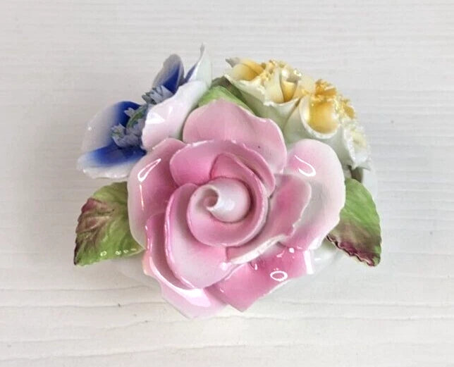 Royale Stratford Bone China Rose Carnation Dogwood Staffordshire England FLAWED Carnation