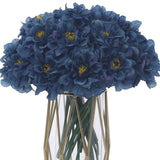 Artificial Flowers Silk Hydrangea Chrysanthemum Ball Flowers Arrangements Bou... Hydrangea