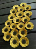 Paper board flower wedding party nursery wall room card decor sunflowers pack Sunflower