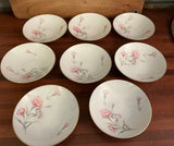 Set of 8 Royal Court Carnation Dessert Bowls Fine China/B13 Carnation